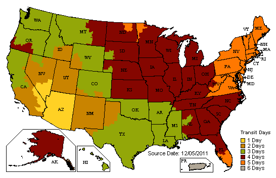 Nationwide Screen Printing Map