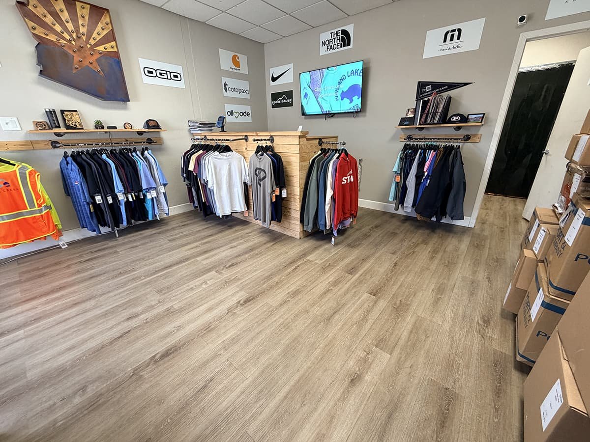 Designed In Ink production floor in Phoenix, Arizona